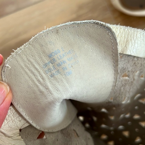 Vintage Leather Perforated Knee-High Moccasin Boots - Picture 5 of 6